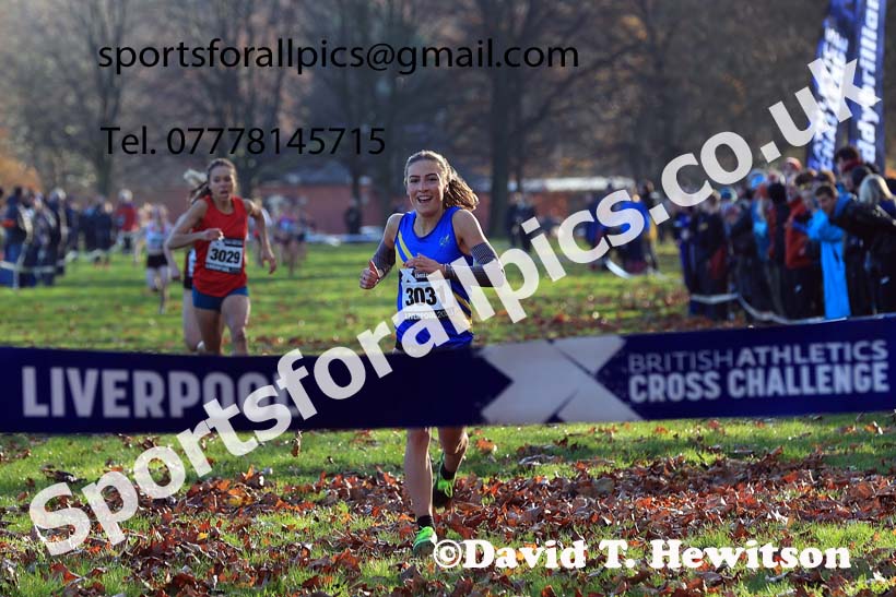 European Women's Short Course Relay Trials, 2023 British Athletics Cross Challenge, Sefton Park, Liverpool. Photo: David T. Hewitson/Sports for All Pics